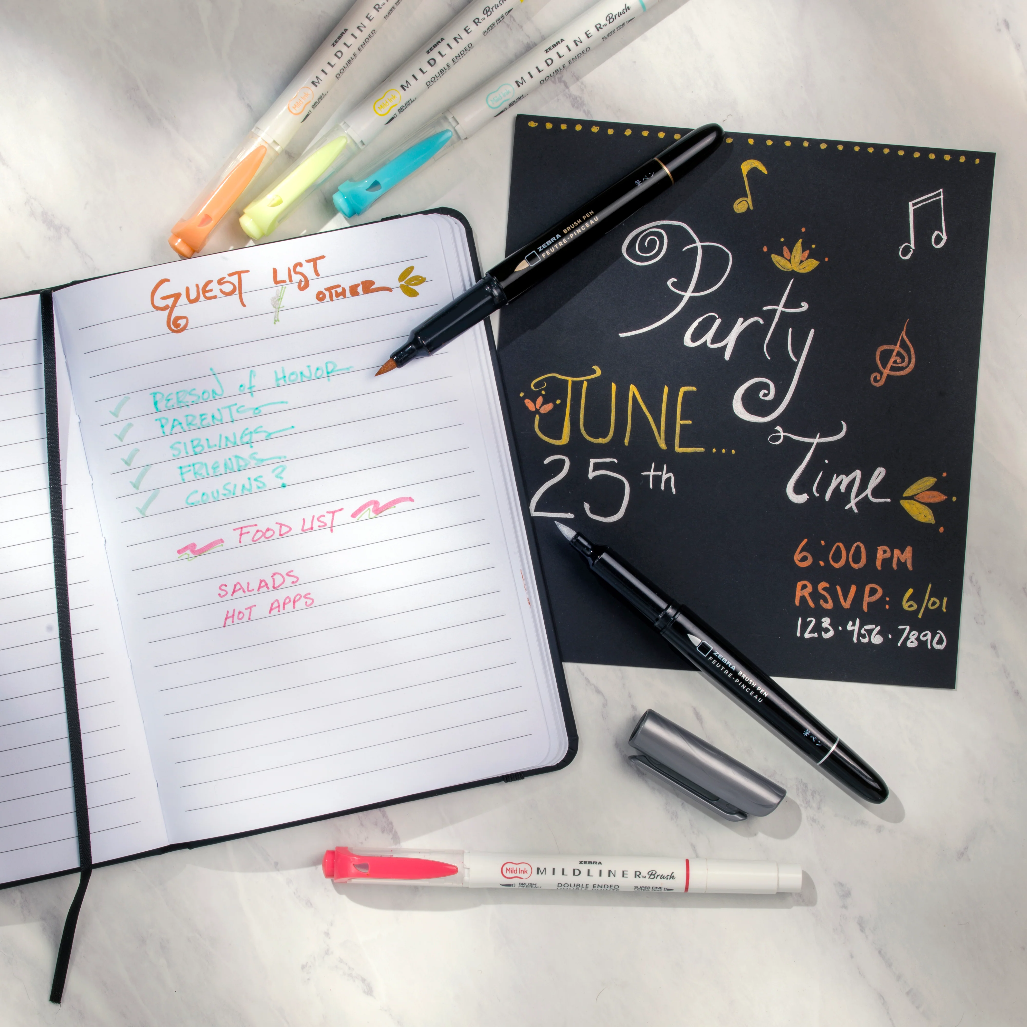 Brush Lettering Set Assorted 9pk - Image 4