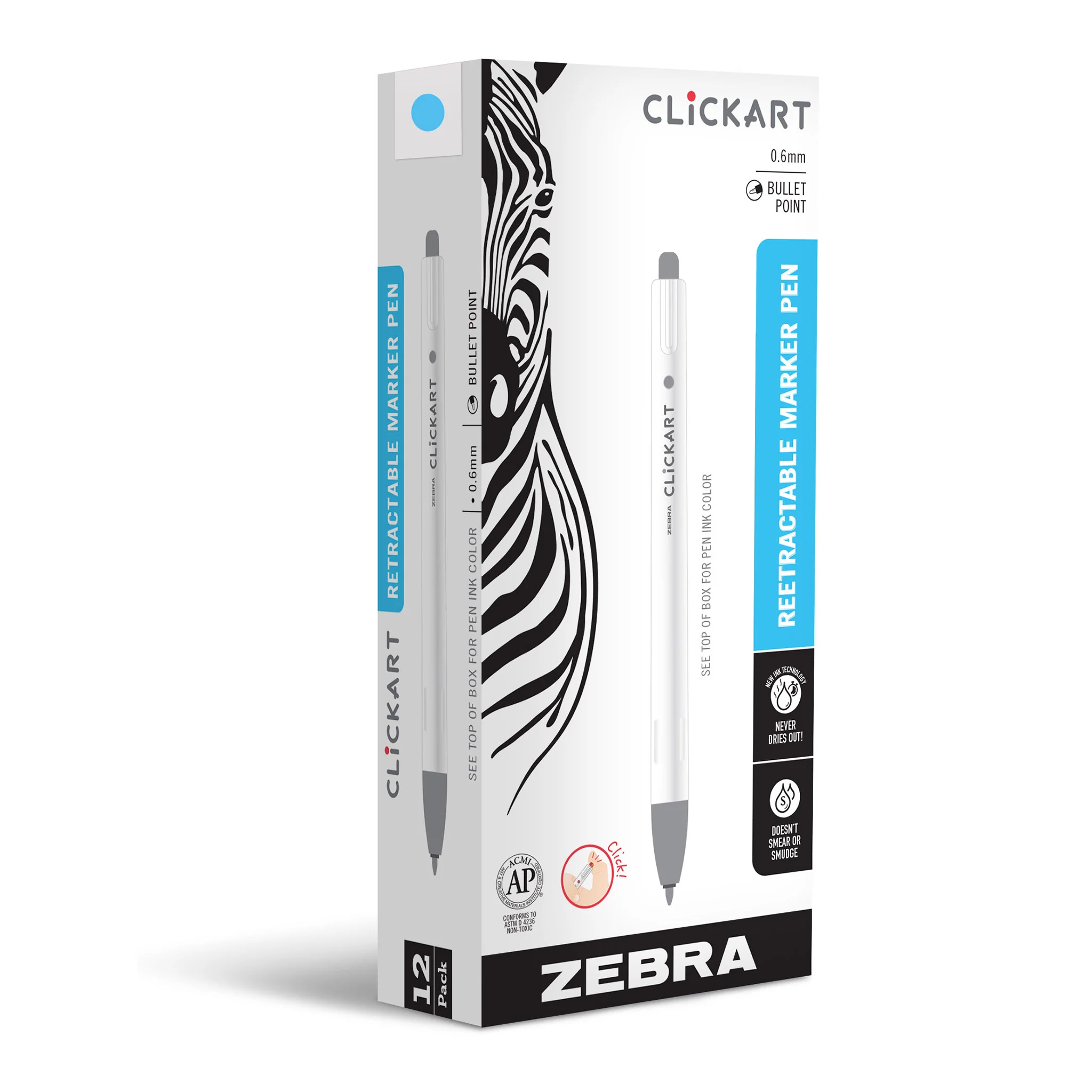 CLiCKART Retractable Felt Tip Marker - Image 13
