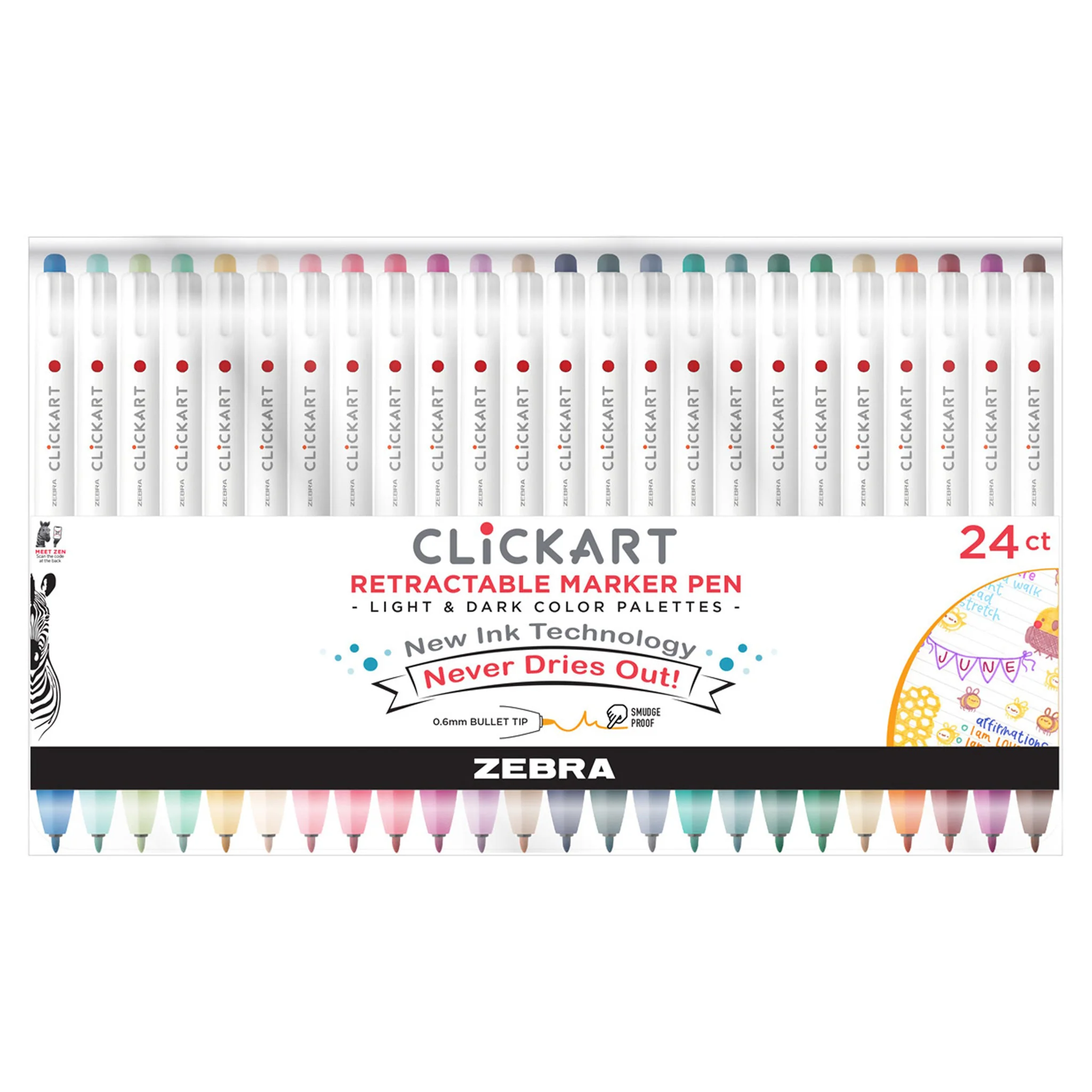 CLiCKART Retractable Felt Tip Marker - Image 19