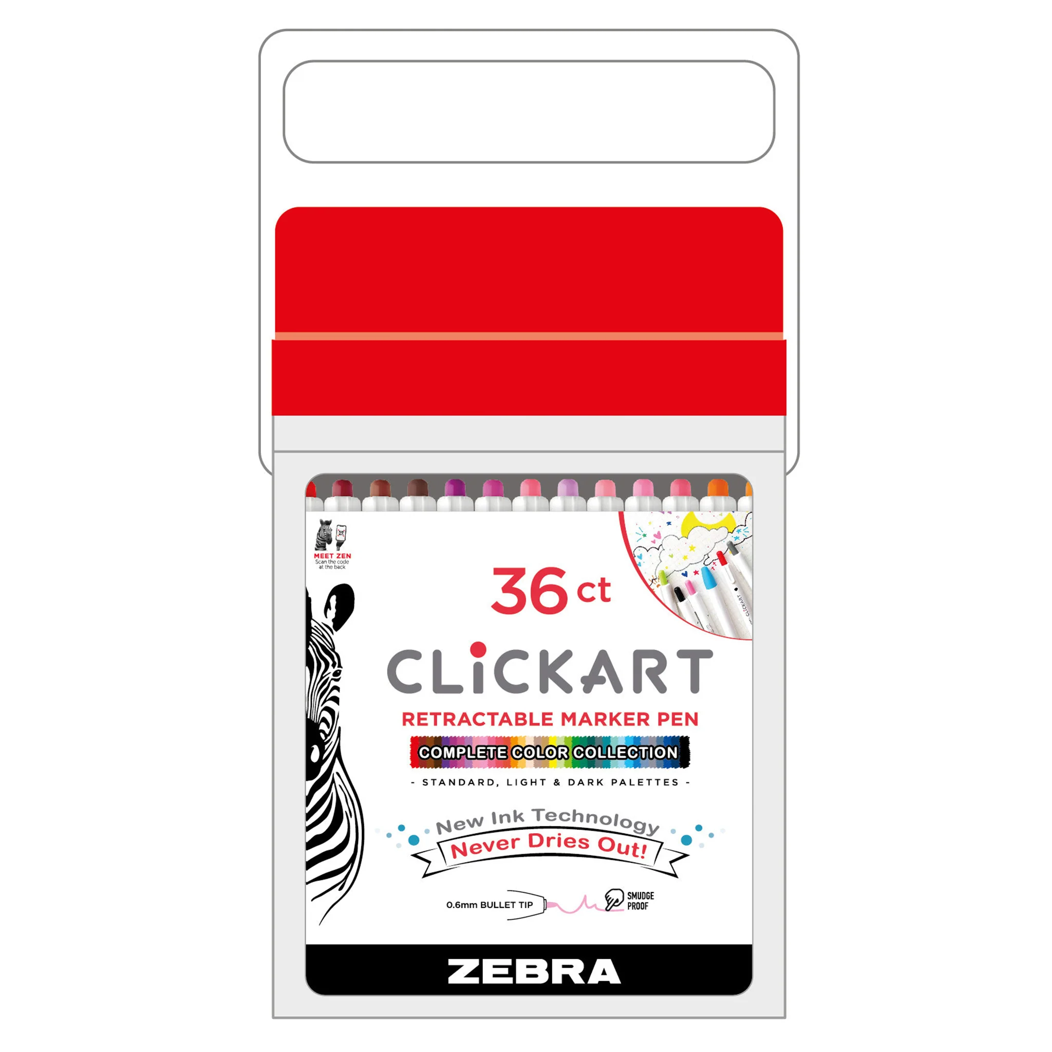 CLiCKART Retractable Felt Tip Marker - Image 20