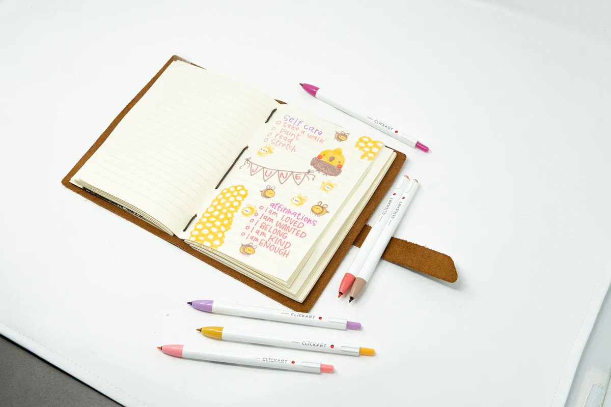 CLiCKART Retractable Felt Tip Marker - Image 29