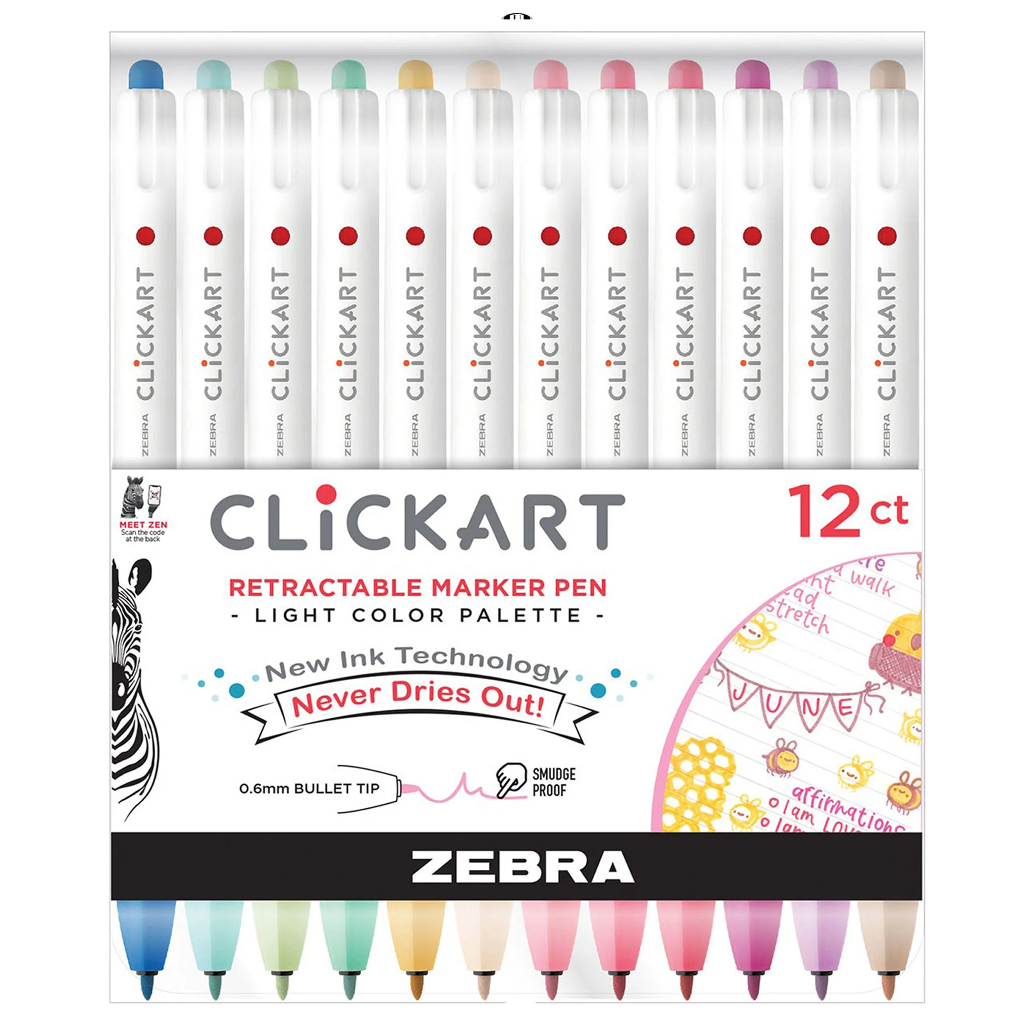 CLiCKART Retractable Felt Tip Marker - Image 38