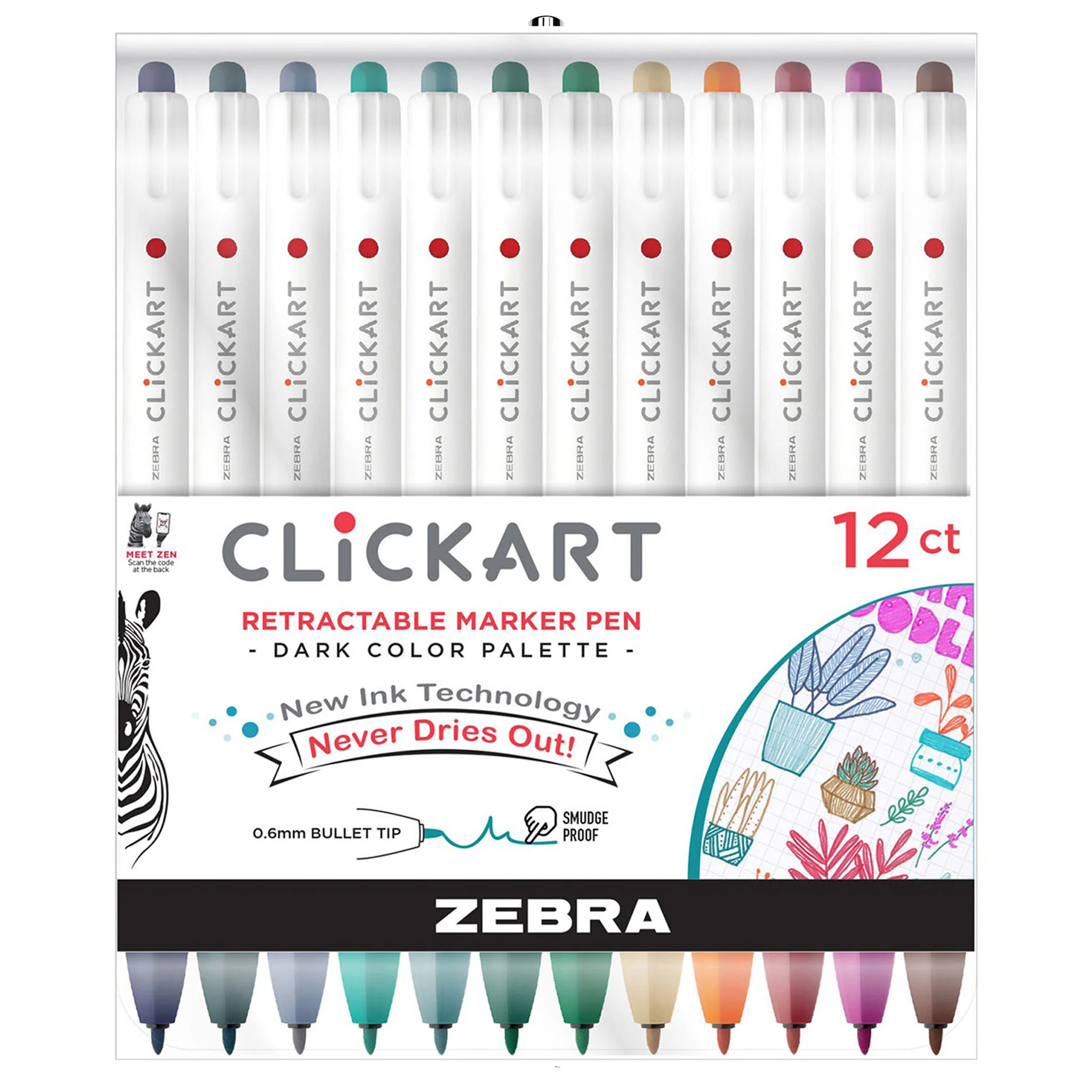 CLiCKART Retractable Felt Tip Marker - Image 39