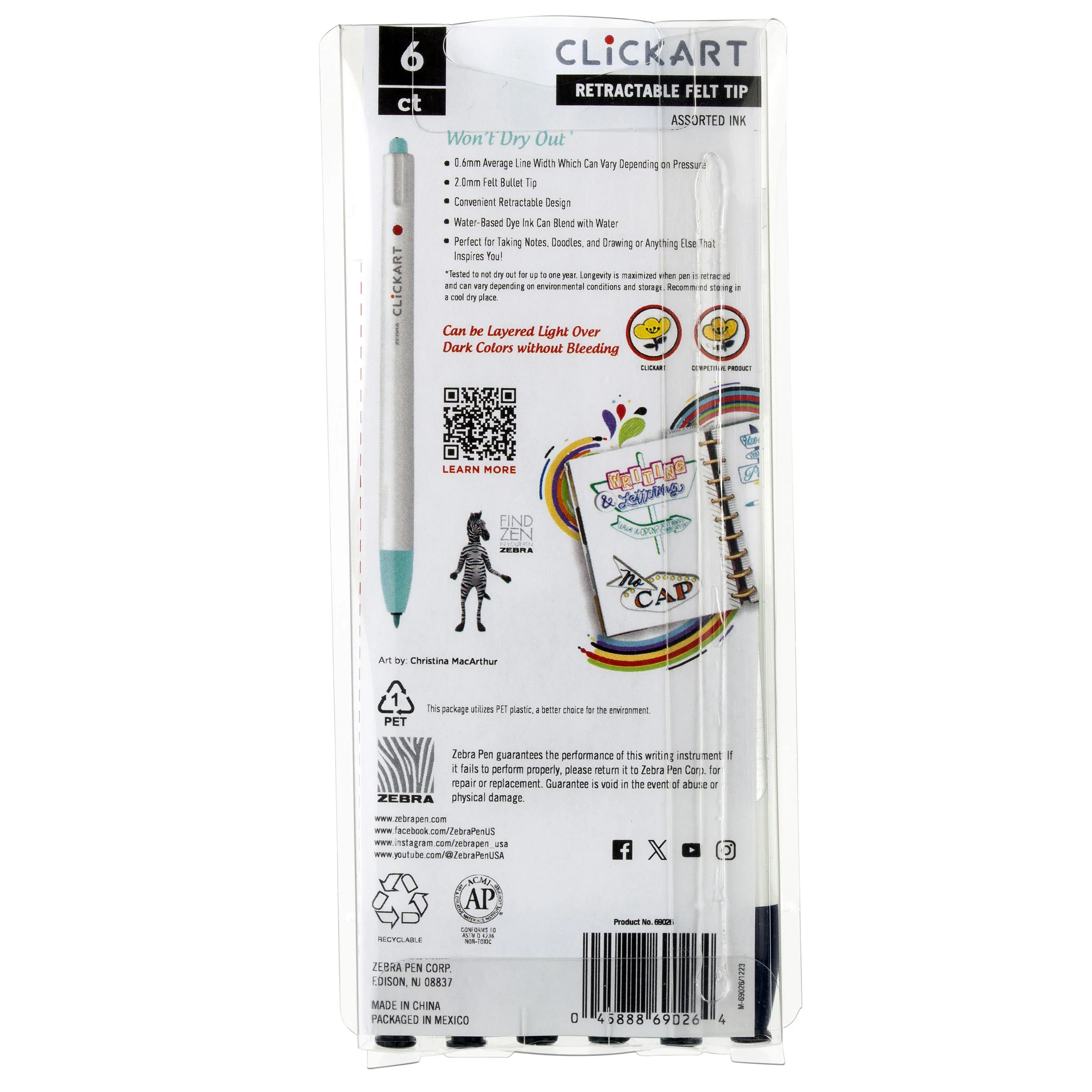 CLiCKART Retractable Felt Tip Marker - Image 47