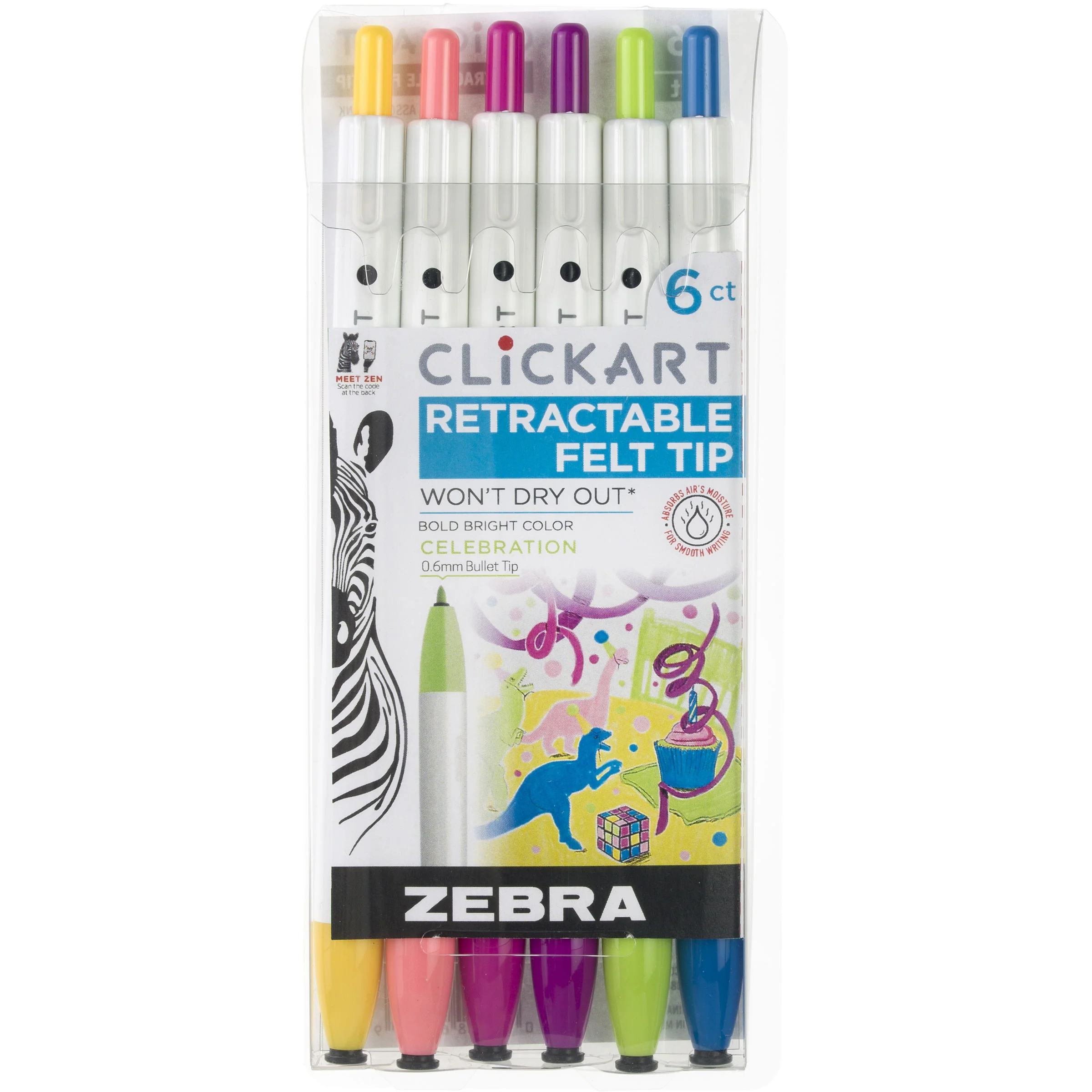 CLiCKART Retractable Felt Tip Marker - Image 48