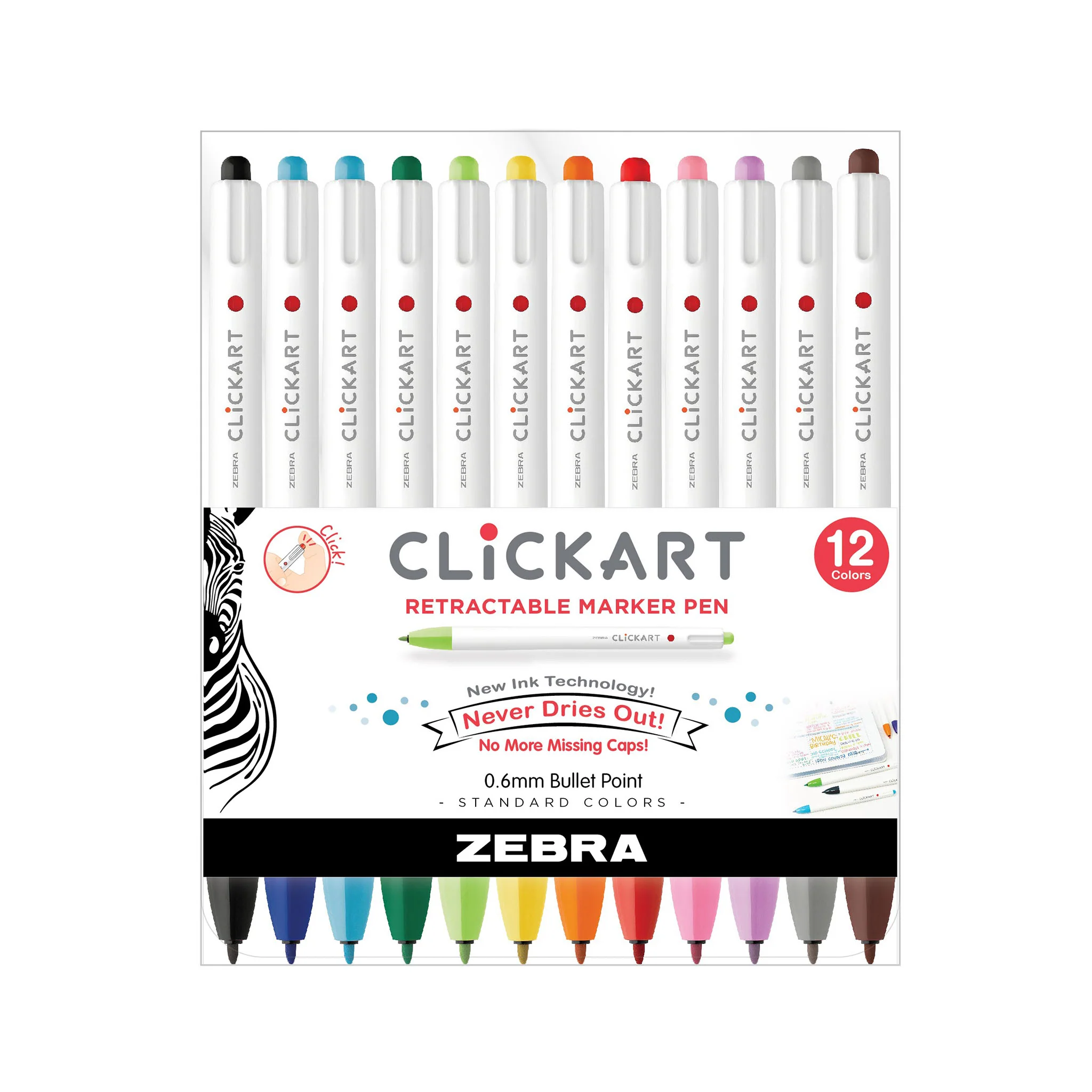 CLiCKART Retractable Felt Tip Marker - Image 5