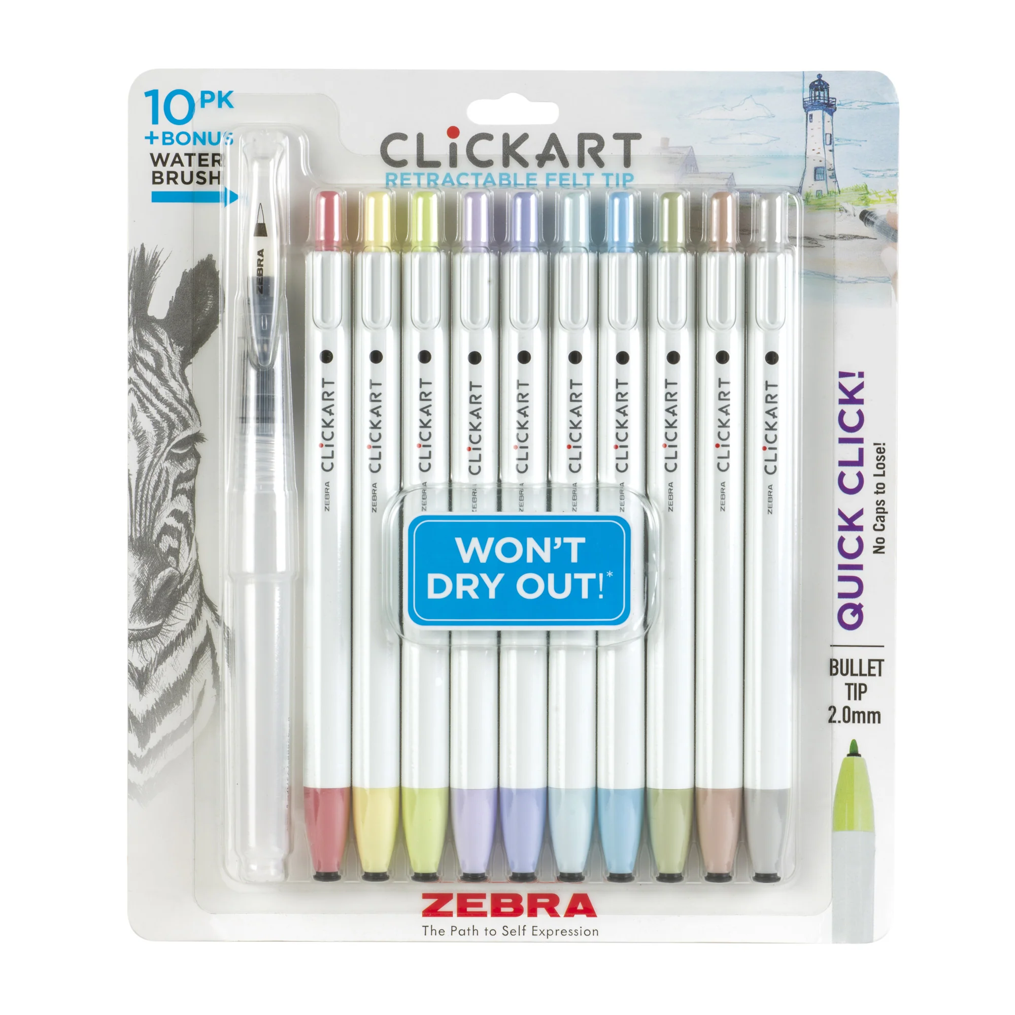 CLiCKART Retractable Felt Tip Marker - Image 83