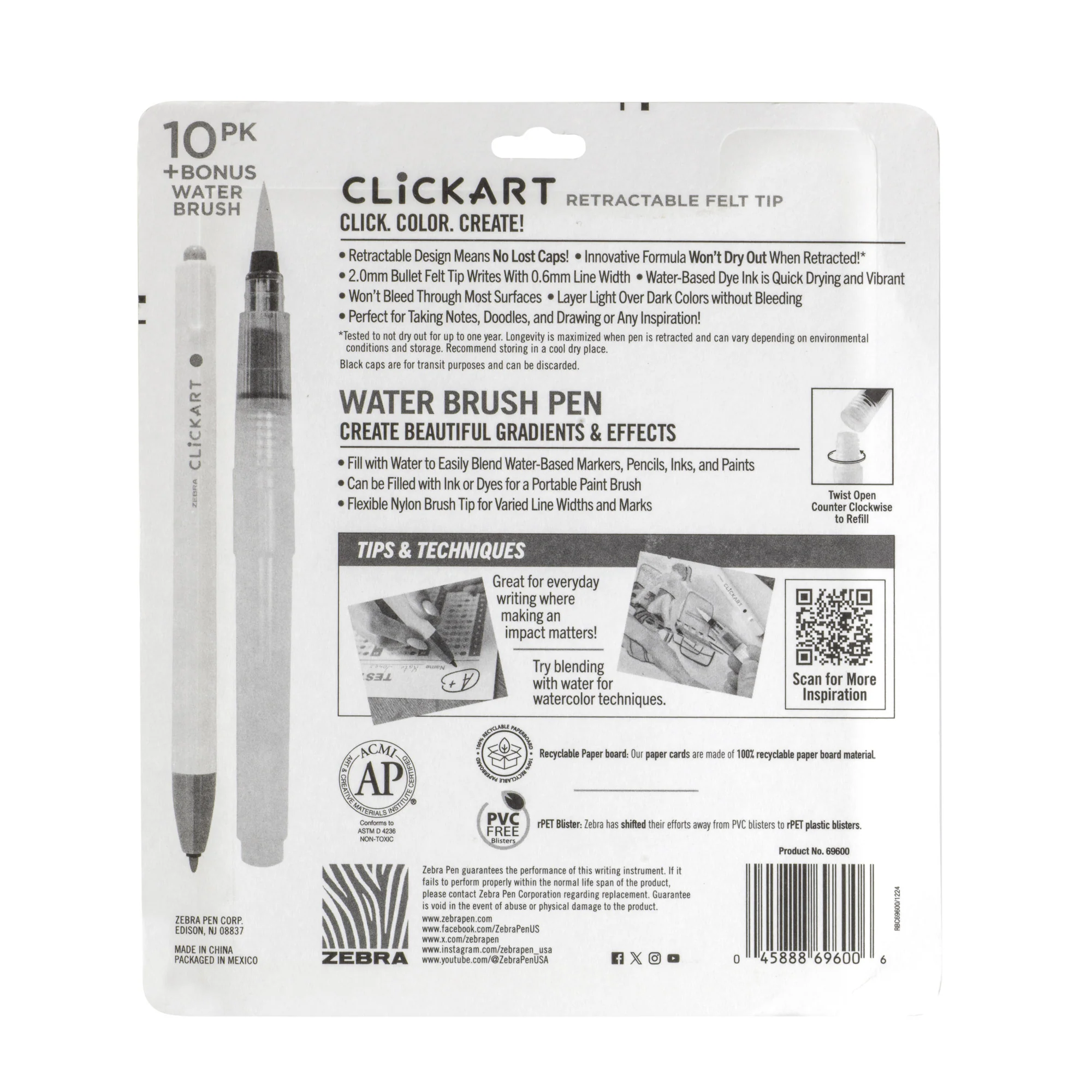 CLiCKART Retractable Felt Tip Marker - Image 84