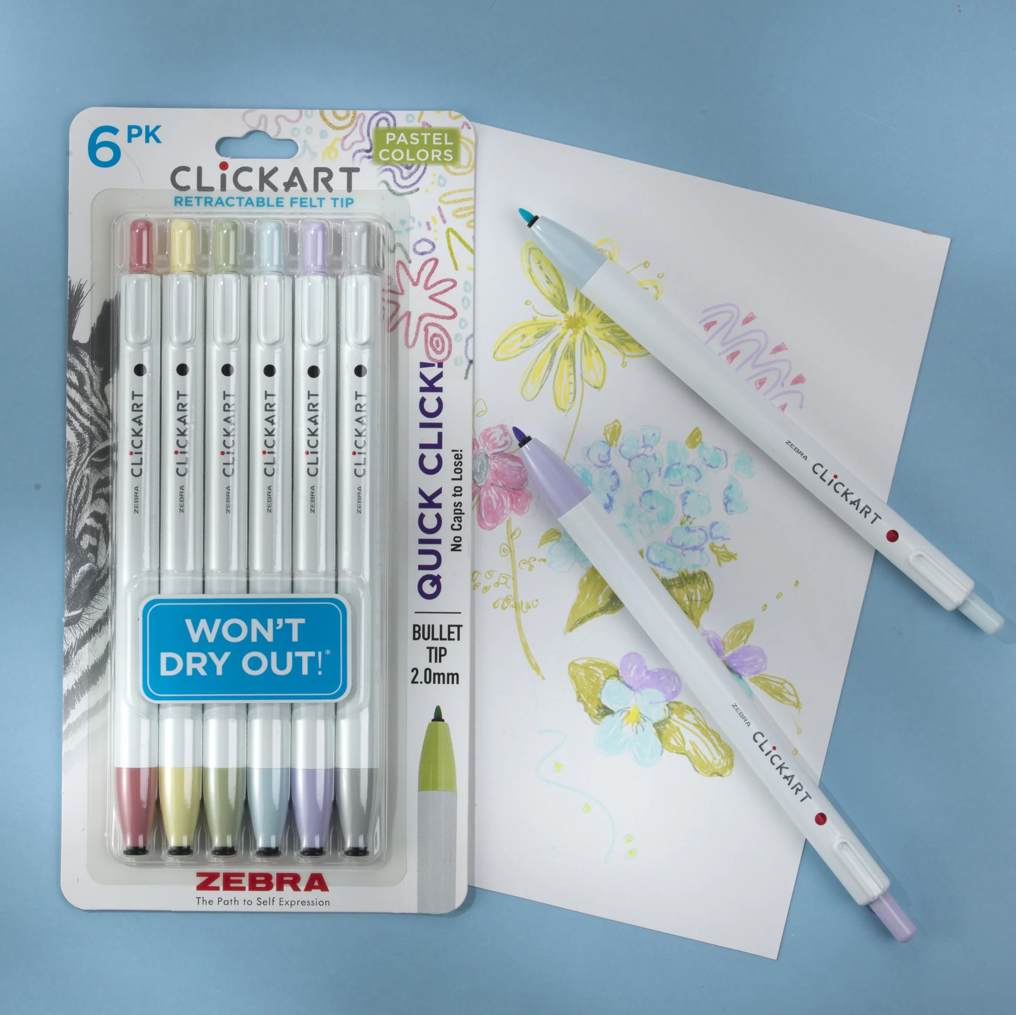 CLiCKART Retractable Felt Tip Marker - Image 94