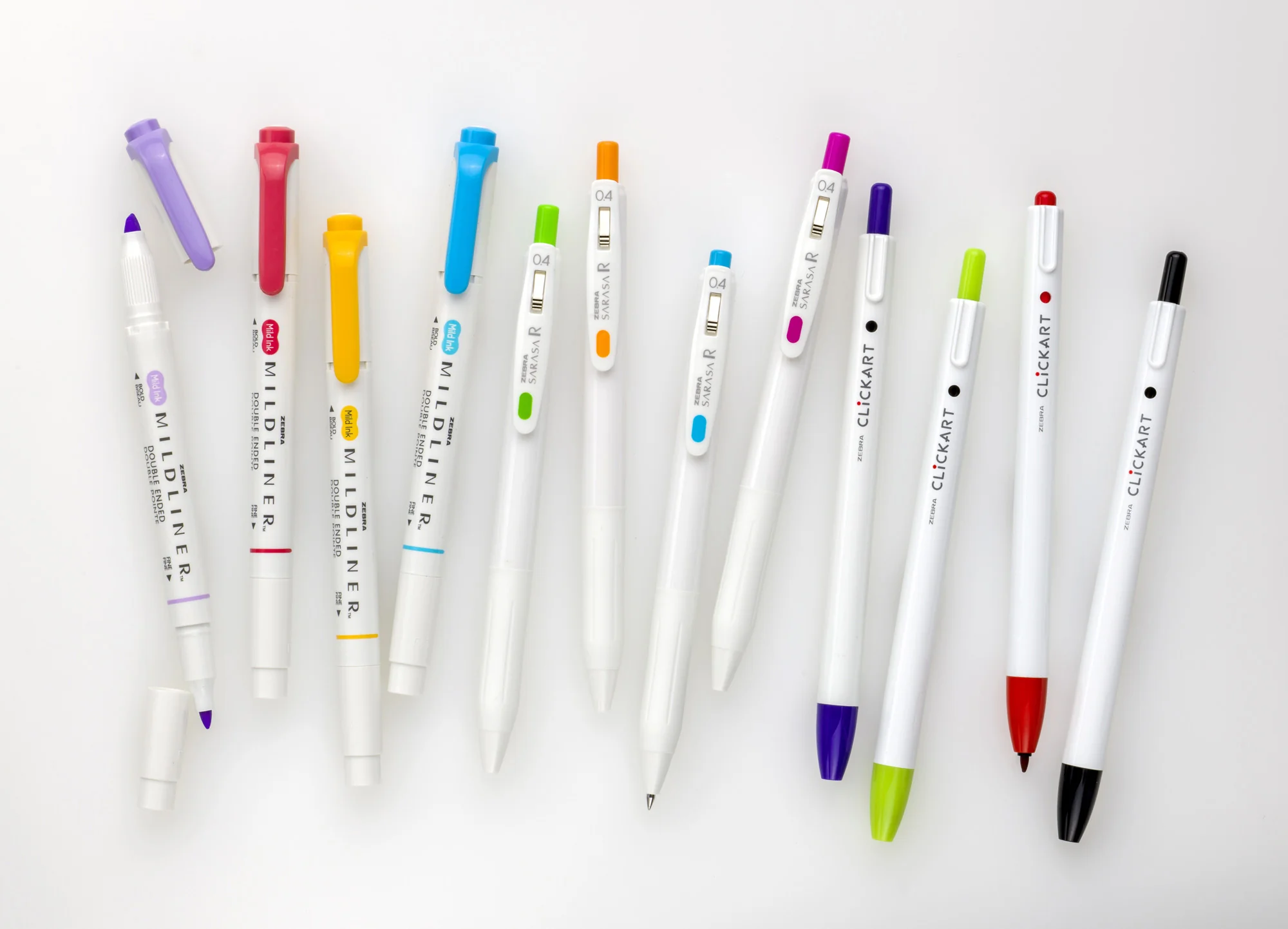 Creativity Collection Asst 12pk – Mildliner HL (4) + Sarasa R (4) + Clickart (4) - Image 8