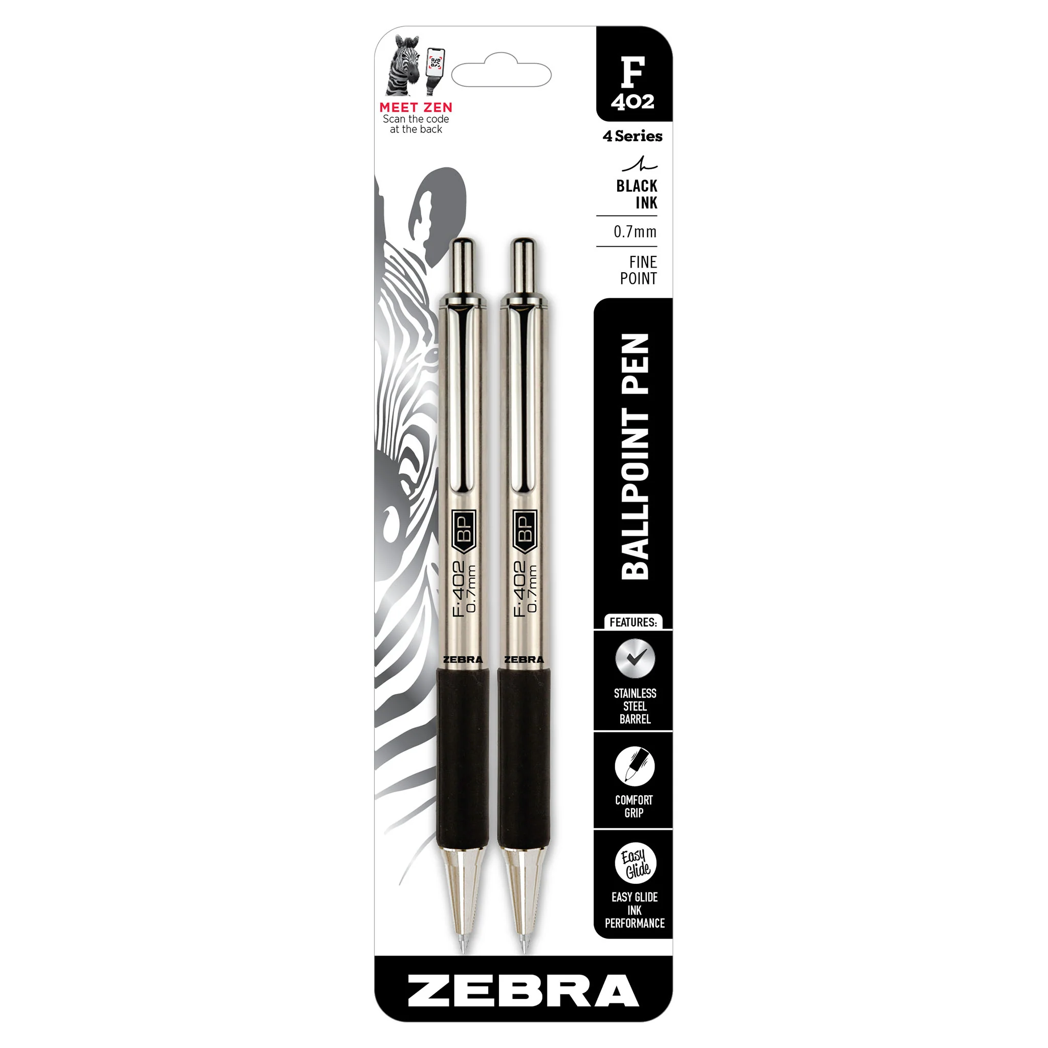 F-402 Retractable Ballpoint Pen - Image 3