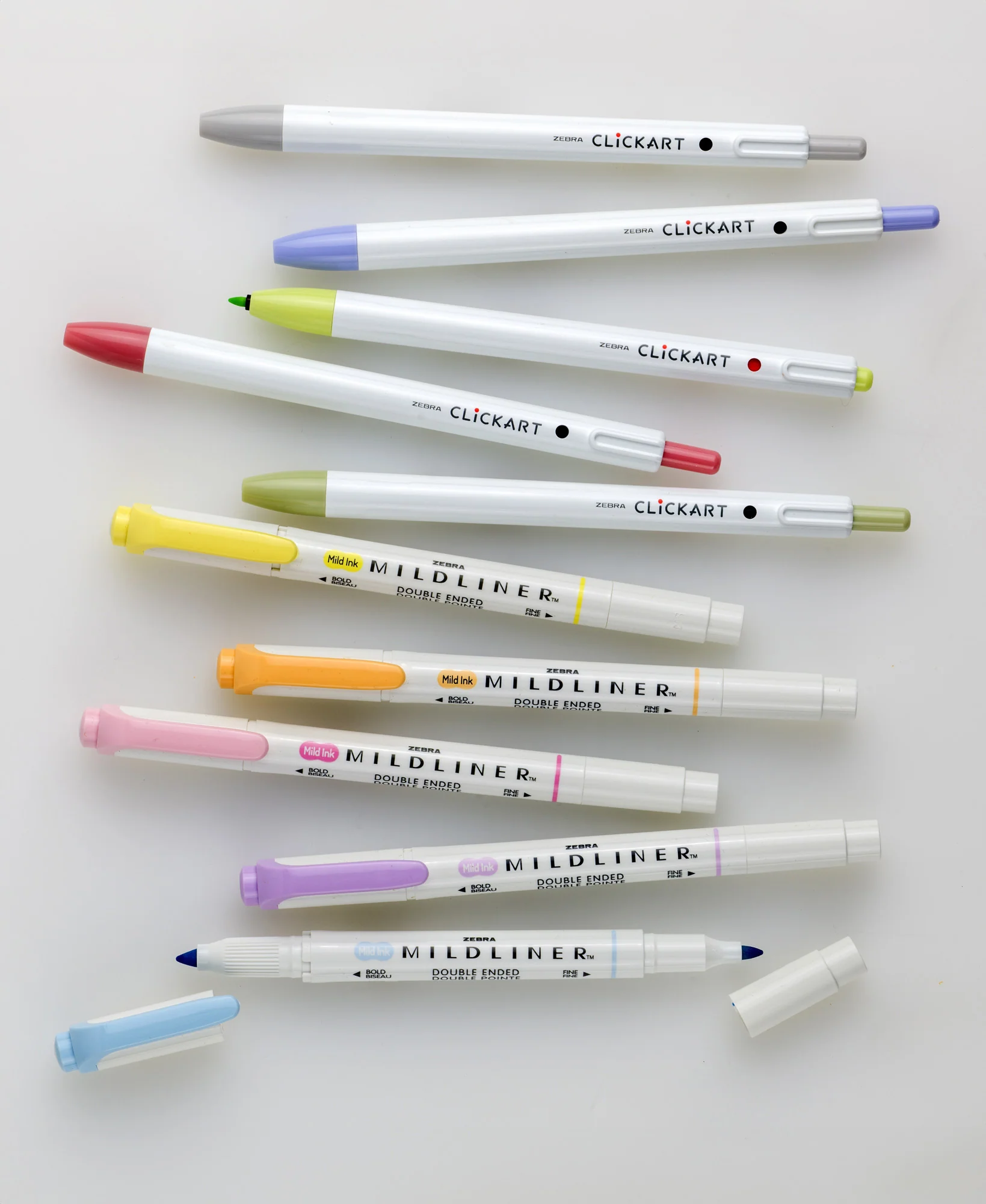 Journaling Set Asst 10pk - Mildliner HL (5) and Clickart (5) - Image 3