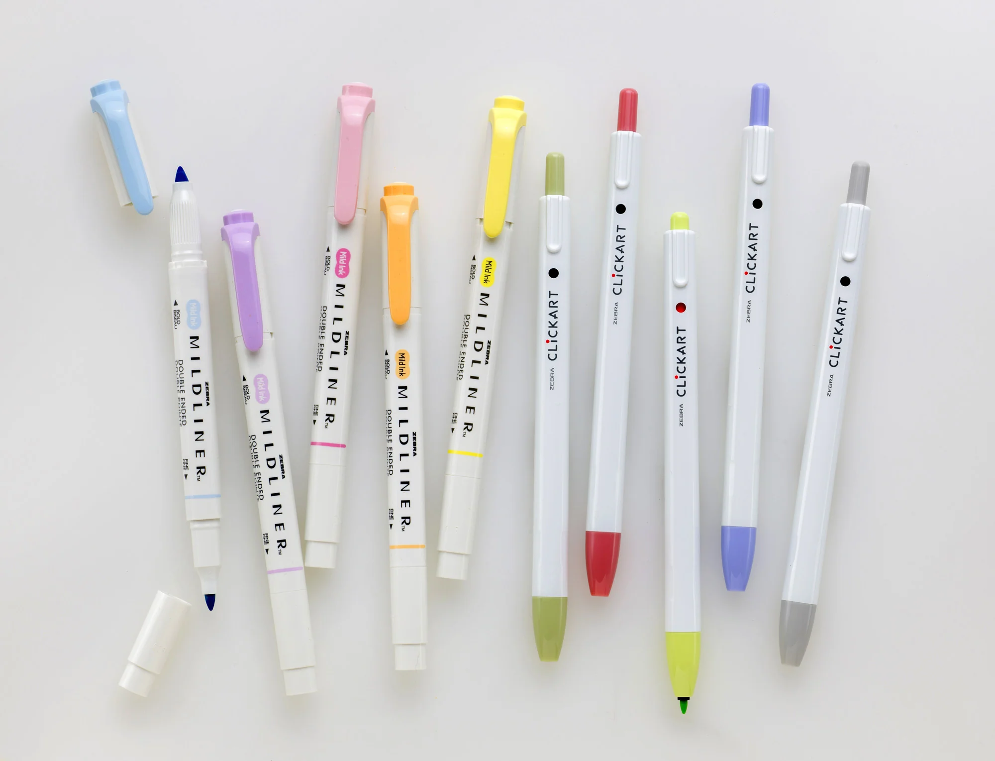 Journaling Set Asst 10pk - Mildliner HL (5) and Clickart (5) - Image 5