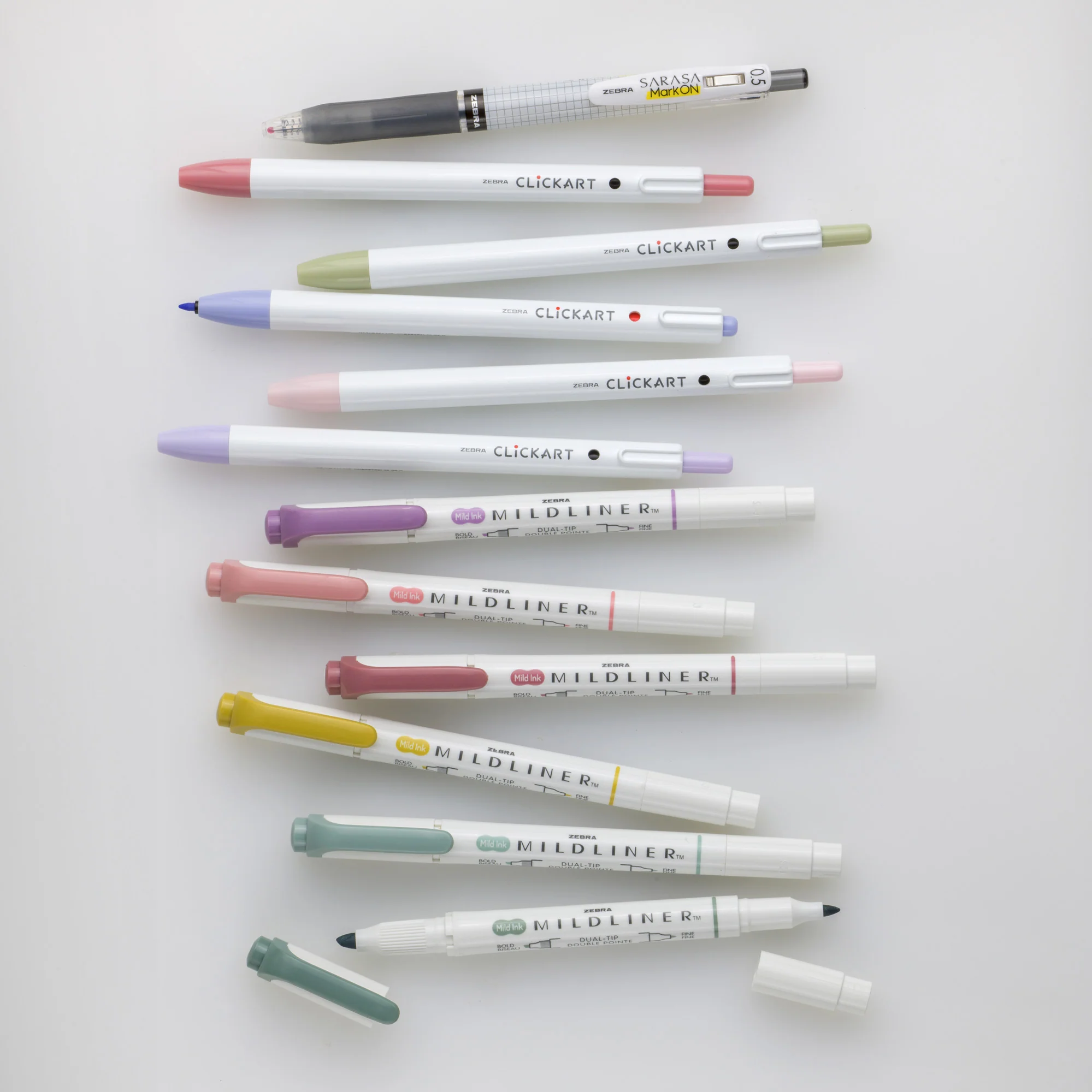 Journaling Set Asst 12pk – Mildliner HL (6) + Clickart(5) + Mark On (1) - Image 11