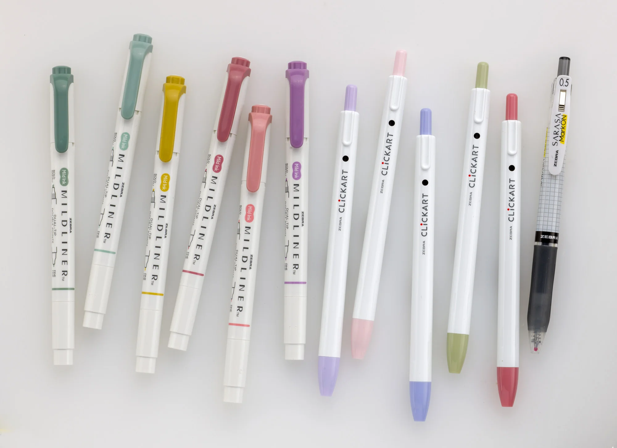 Journaling Set Asst 12pk – Mildliner HL (6) + Clickart(5) + Mark On (1) - Image 7
