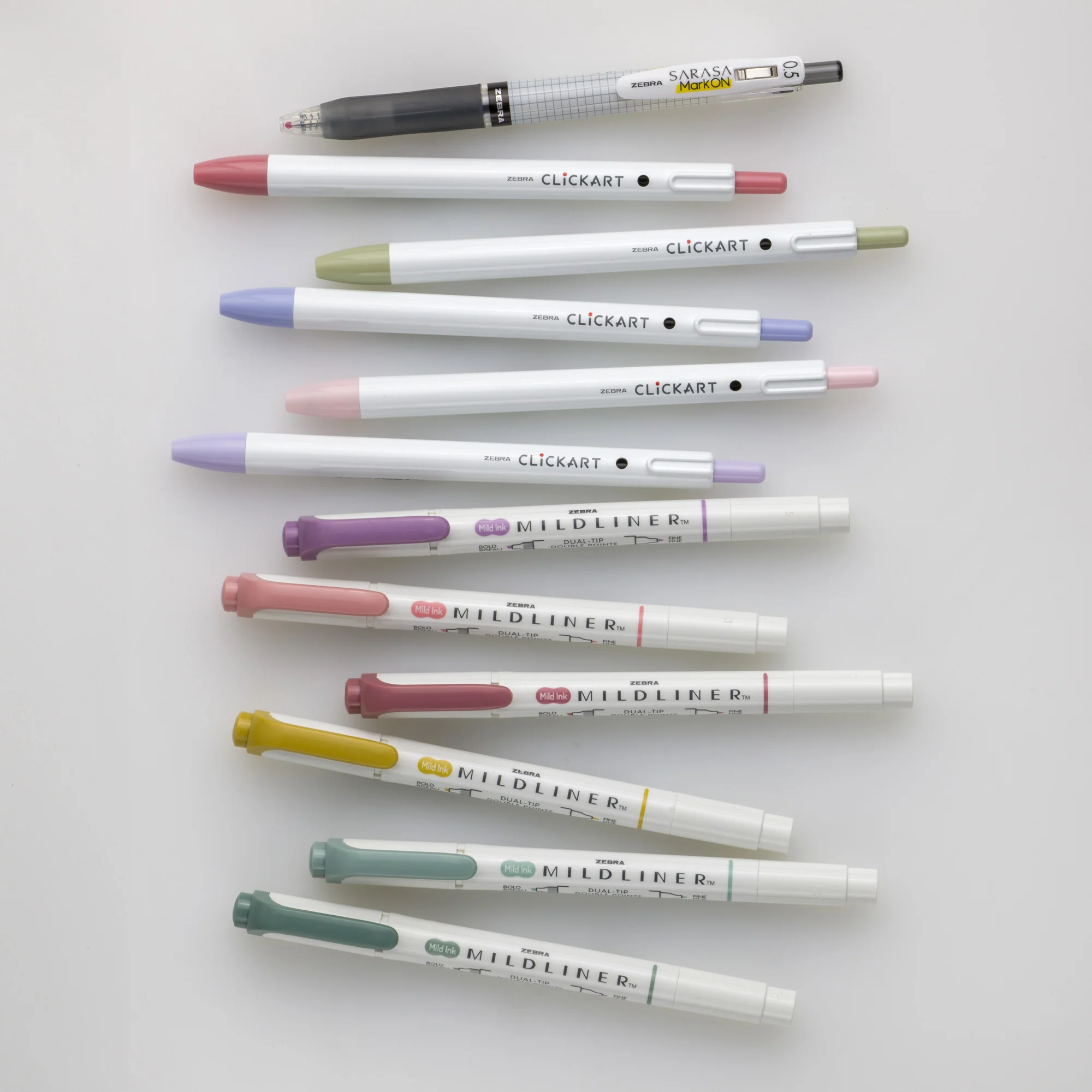 Journaling Set Asst 12pk – Mildliner HL (6) + Clickart(5) + Mark On (1) - Image 8