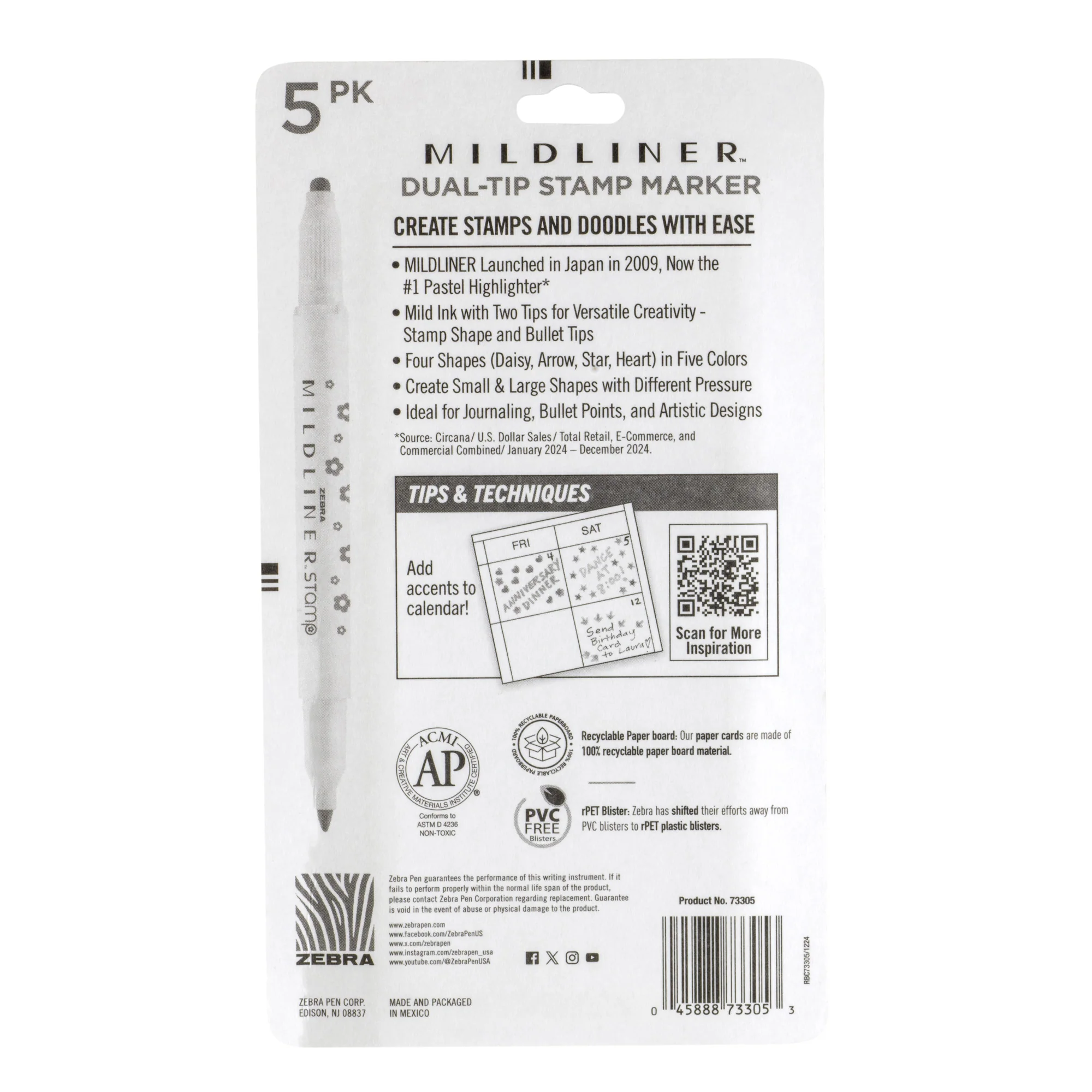 MILDLINER Dual-Tip Stamp Marker - Image 4