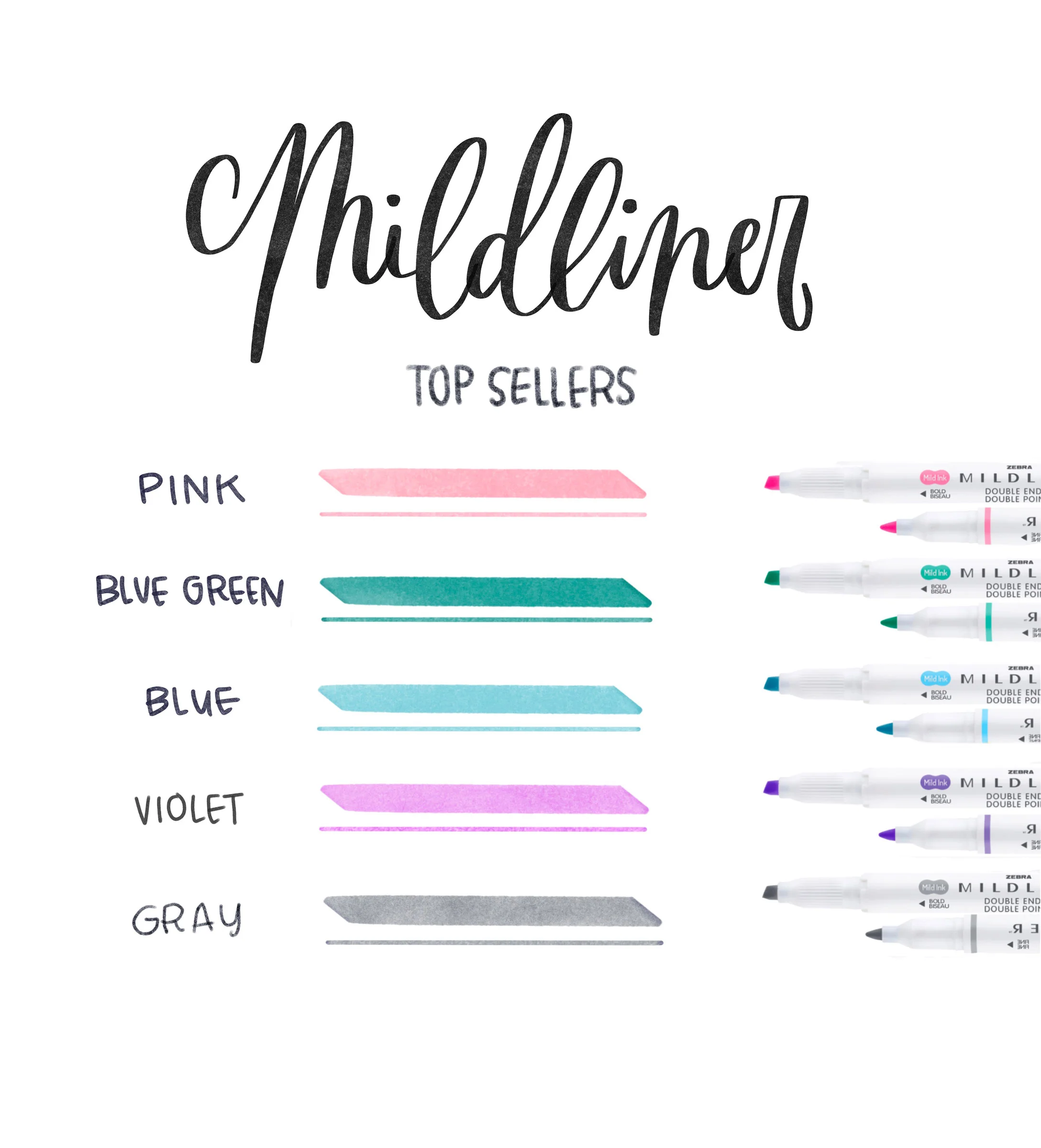 MILDLINER Dual-Tip Creative Highlighter - Image 120