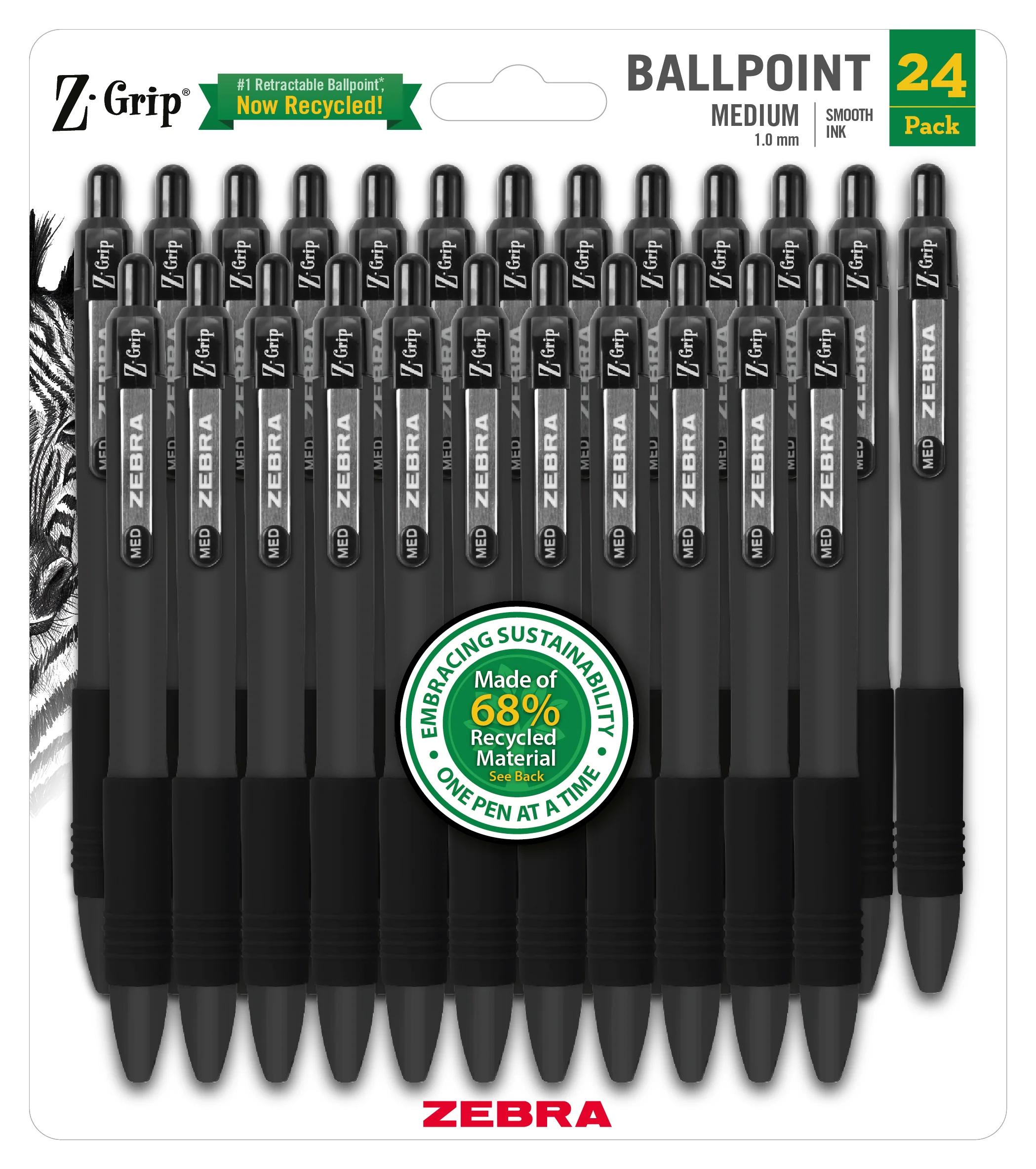 Z-Grip Recycled Retractable Ballpoint - Image 6