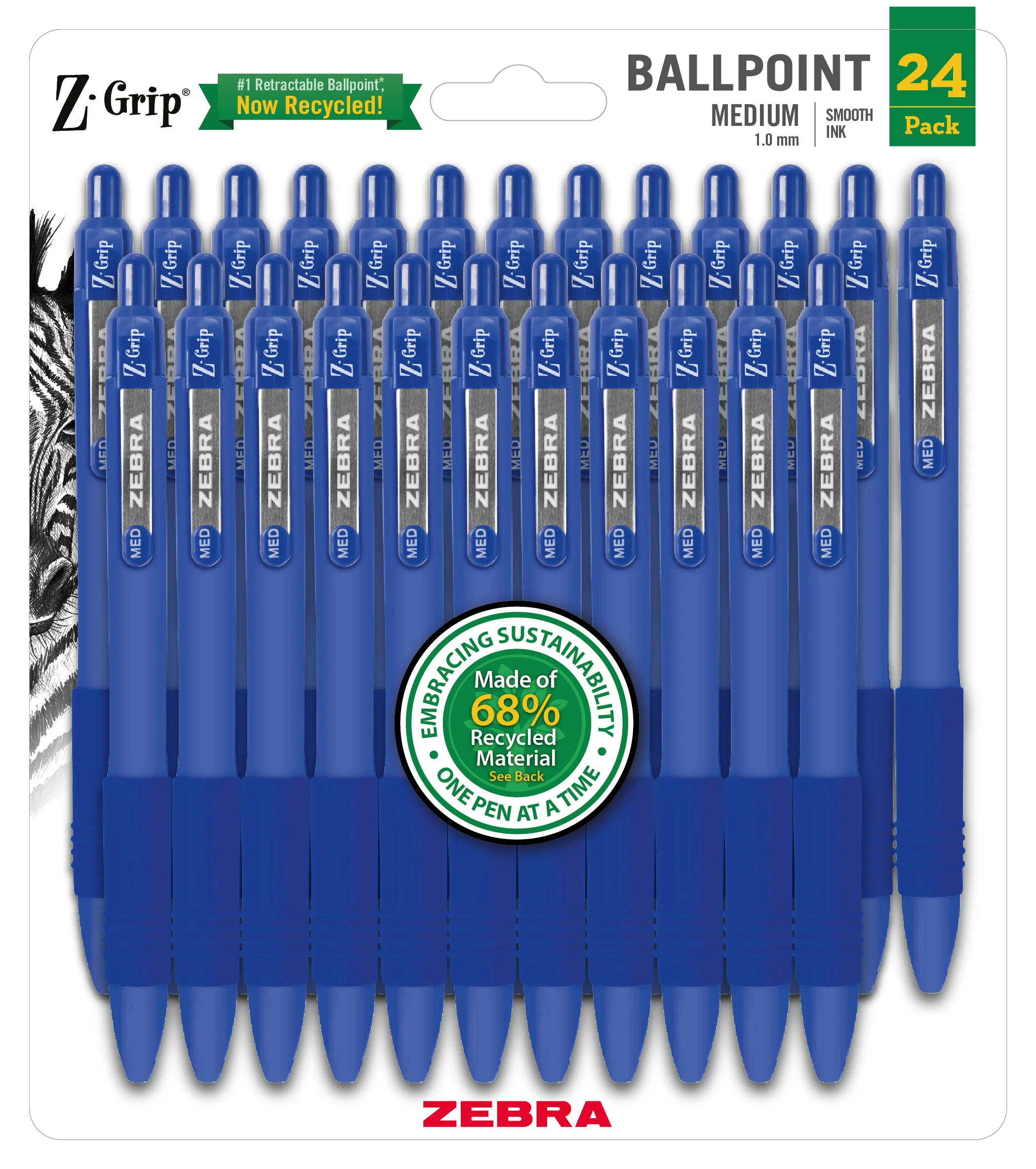 Z-Grip Recycled Retractable Ballpoint - Image 7
