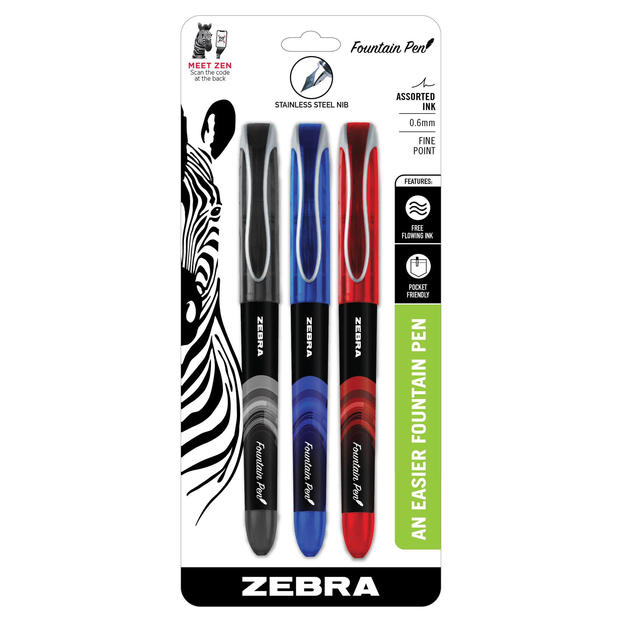 ZEBRA Brand Fountain Pen - Image 4